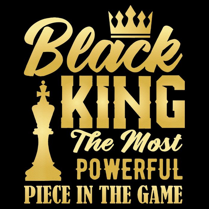 Black King The Most Powerful Piece in The Game Womens Tank Top
