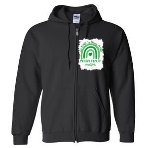 Be Kind To Your Mind,Mental Health Matters, Autism Awareness Full Zip Hoodie