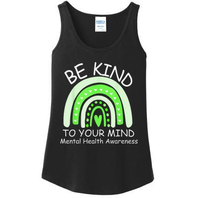 Be Kind To Your Mind Mental Health Awareness Ladies Essential Tank