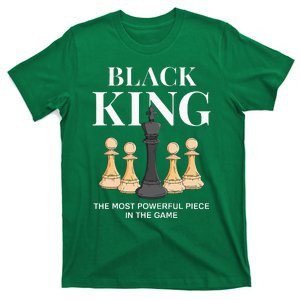 Black King The Most Powerful Piece In The Game Chess T-Shirt