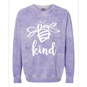 Bee Kind Tees Gift Colorblast Crewneck Sweatshirt