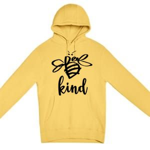 Bee Kind Tees Gift Premium Pullover Hoodie