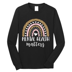 Be Kind To Your Mind Rainbow Mental Health Matters Awareness Long Sleeve Shirt