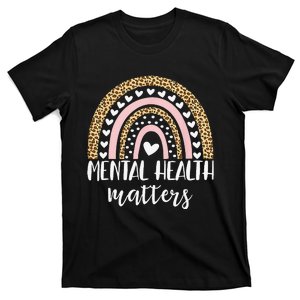 Be Kind To Your Mind Rainbow Mental Health Matters Awareness T-Shirt