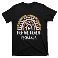 Be Kind To Your Mind Rainbow Mental Health Matters Awareness T-Shirt