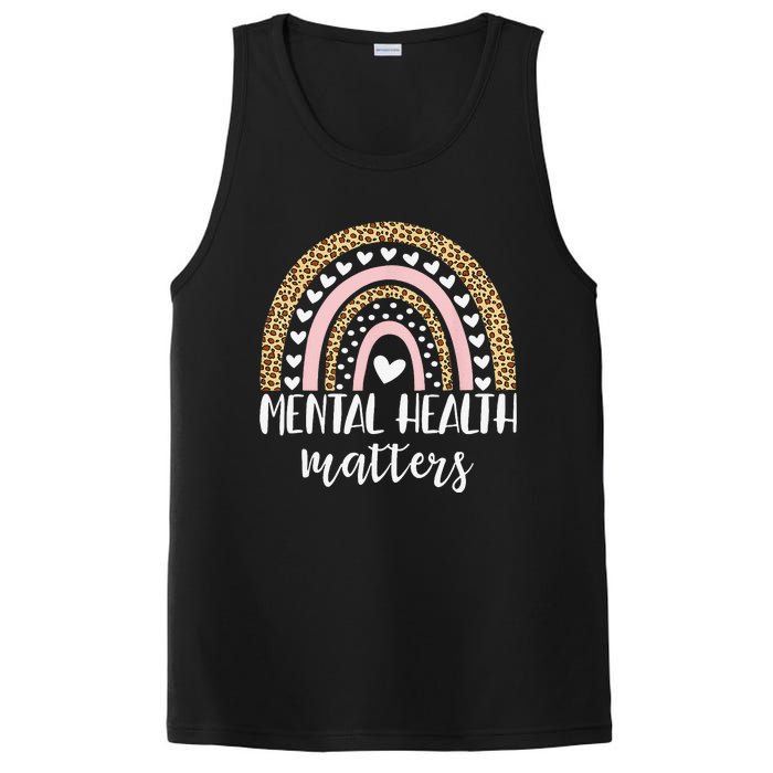 Be Kind To Your Mind Rainbow Mental Health Matters Awareness PosiCharge Competitor Tank