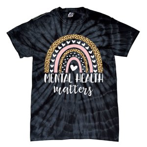 Be Kind To Your Mind Rainbow Mental Health Matters Awareness Tie-Dye T-Shirt