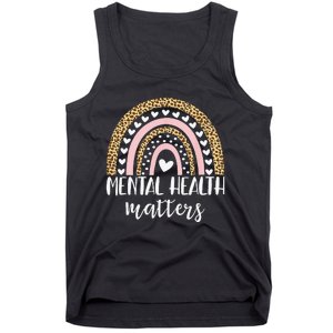 Be Kind To Your Mind Rainbow Mental Health Matters Awareness Tank Top