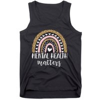 Be Kind To Your Mind Rainbow Mental Health Matters Awareness Tank Top