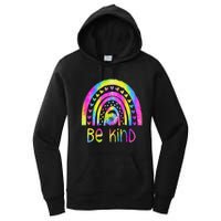 Be Kind Tie Dye Rainbow Choose Kindness Autism Awareness Women's Pullover Hoodie