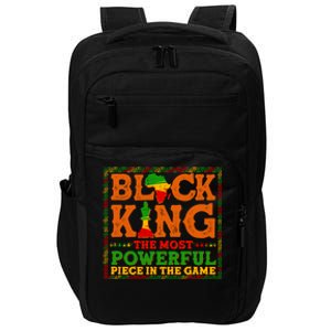 Black King The Most Powerful Piece In The Game Celebrate Black History Impact Tech Backpack