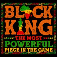 Black King The Most Powerful Piece In The Game Celebrate Black History Drawstring Bag