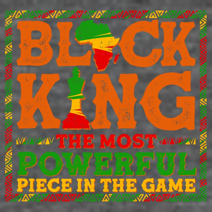 Black King The Most Powerful Piece In The Game Celebrate Black History Backpack