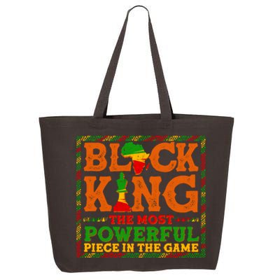 Black King The Most Powerful Piece In The Game Celebrate Black History 25L Jumbo Tote