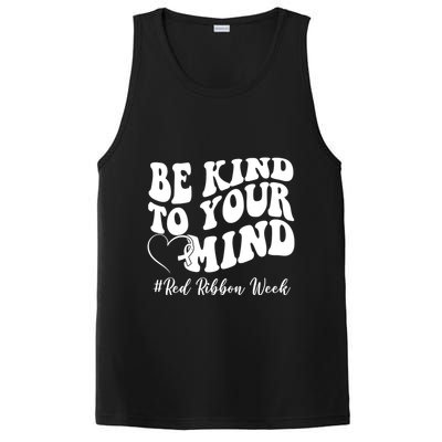Be Kind To Your Mind Red Ribbon Week Groovy PosiCharge Competitor Tank