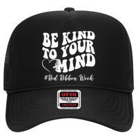 Be Kind To Your Mind Red Ribbon Week Groovy Hat