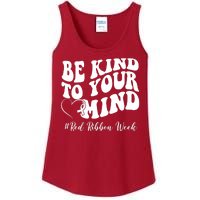 Be Kind To Your Mind Red Ribbon Week Groovy Ladies Essential Tank