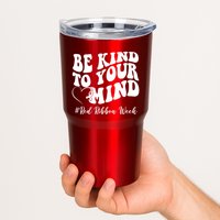 Be Kind To Your Mind Red Ribbon Week Groovy Tumbler