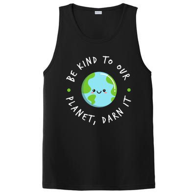 Be Kind To Our Planet Sustainable Cool Gift PosiCharge Competitor Tank