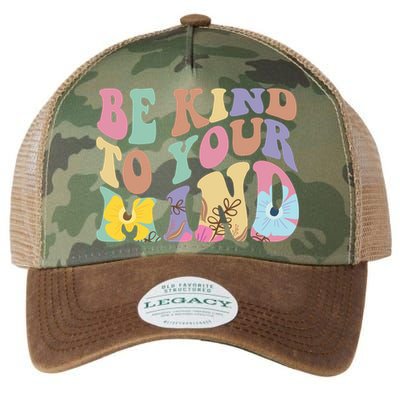 Be Kind To Your Mind Mental Health Legacy Tie Dye Trucker Hat