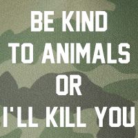 Be Kind To Animals Or Ill Kill You Legacy Tie Dye Trucker Hat