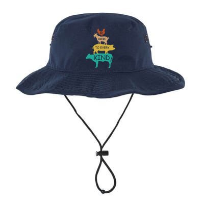 Be Kind To Every Kind Retro Vintage Funny Vegetarian Vegan Legacy Cool Fit Booney Bucket Hat