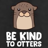 Be Kind To Others Be Kind To Otters Cute Gift Adult Drive Performance Visor