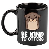 Be Kind To Others Be Kind To Otters Cute Gift 11oz C Handle Ceramic Mug