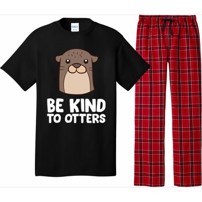 Be Kind To Others Be Kind To Otters Cute Gift Pajama Set