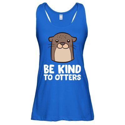 Be Kind To Others Be Kind To Otters Cute Gift Ladies Essential Flowy Tank