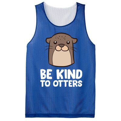 Be Kind To Others Be Kind To Otters Cute Gift Mesh Reversible Basketball Jersey Tank