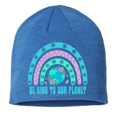 Be Kind To Our Planet Ecology Wildlife Ecosystem Outdoor Cool Gift Sustainable Beanie