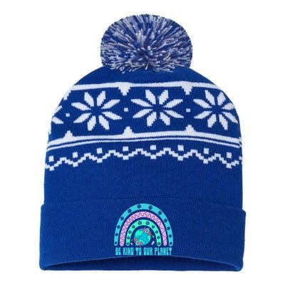 Be Kind To Our Planet Ecology Wildlife Ecosystem Outdoor Cool Gift USA-Made Snowflake Beanie