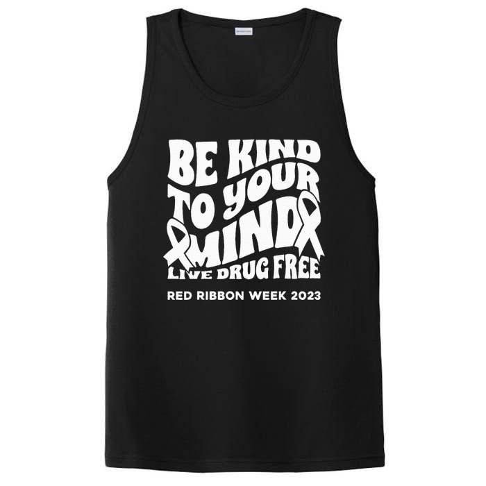 be kind to your mind Red Ribbon week drug free PosiCharge Competitor Tank