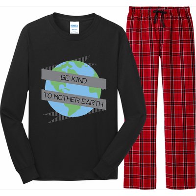 Be Kind To Mother Earth Be Green Long Sleeve Pajama Set