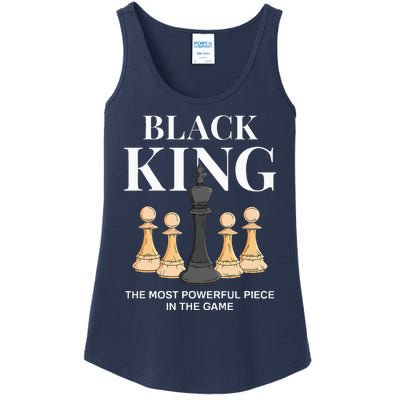 Black King The Most Powerful Piece In The Game Chess Ladies Essential Tank