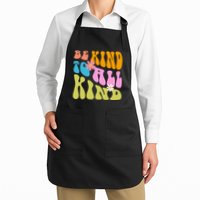 Be Kind To All Kind Colorful Retro Quote Apron