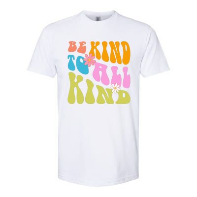 Be Kind To All Kind Colorful Retro Quote Softstyle® CVC T-Shirt