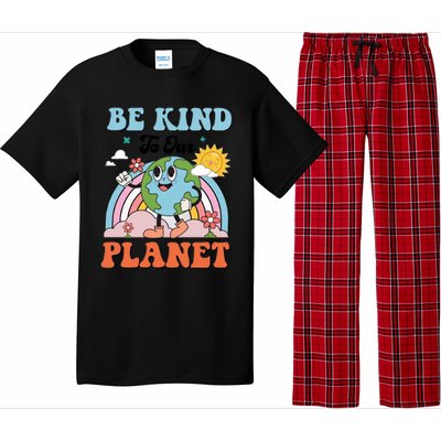 Be Kind To Our Planet Save The Earth Earth Day Environtal Funny Gift Pajama Set