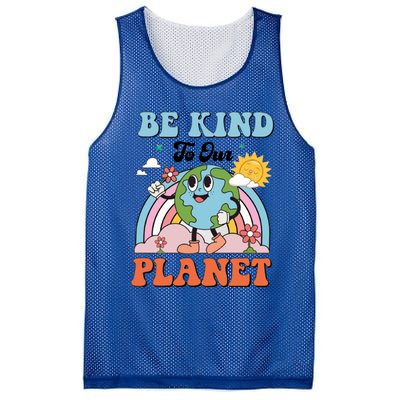 Be Kind To Our Planet Save The Earth Earth Day Environtal Funny Gift Mesh Reversible Basketball Jersey Tank