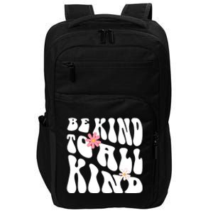 Be Kind To All Kind Retro Quote Impact Tech Backpack