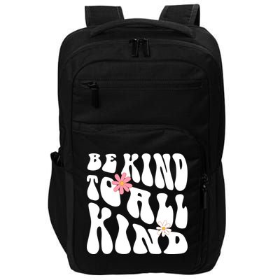 Be Kind To All Kind Retro Quote Impact Tech Backpack