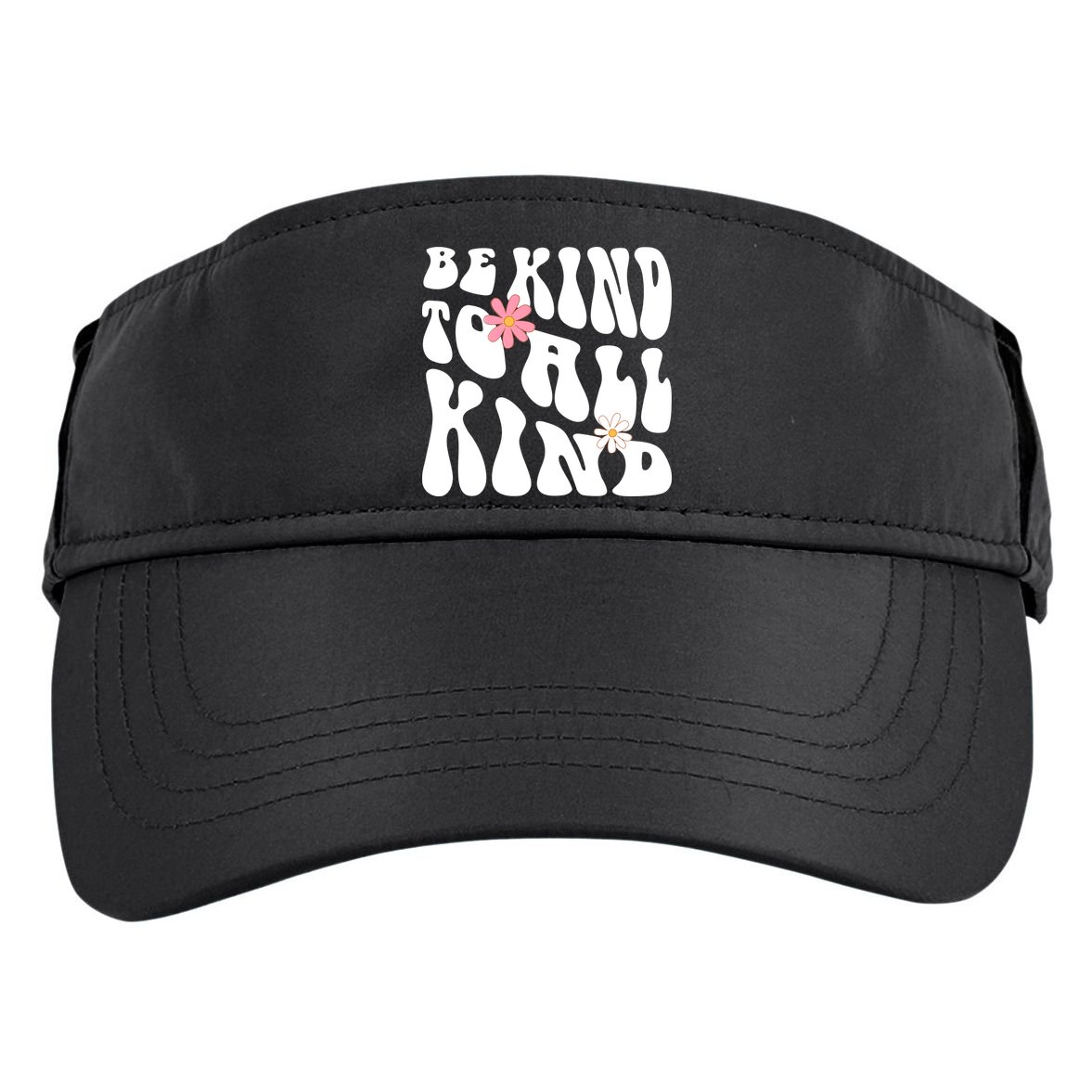 Be Kind To All Kind Retro Quote Adult Drive Performance Visor