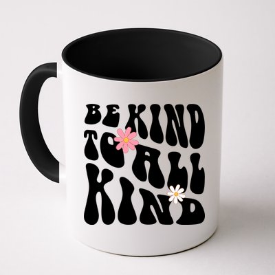 Be Kind To All Kind Retro Quote Mug