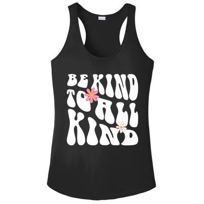 Be Kind To All Kind Retro Quote Ladies PosiCharge Competitor Racerback Tank