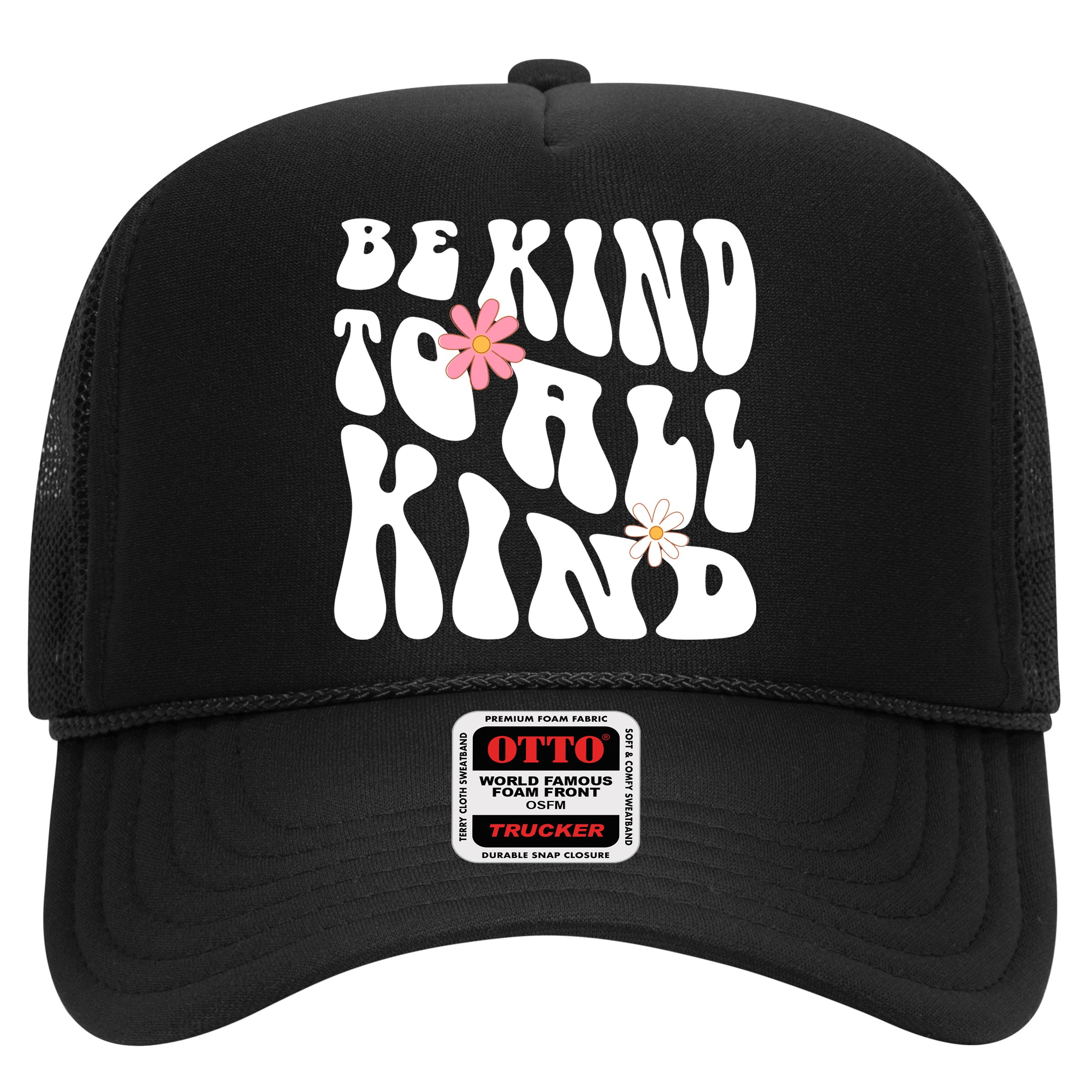 Be Kind To All Kind Retro Quote Hat