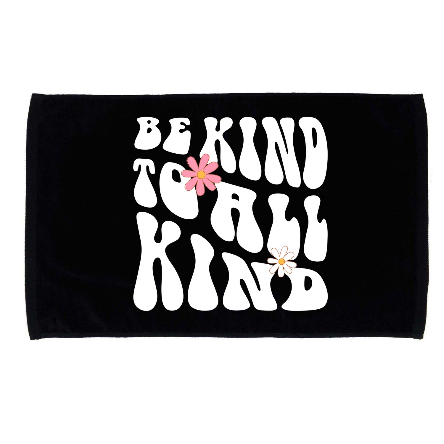 Be Kind To All Kind Retro Quote Microfiber Hand Towel