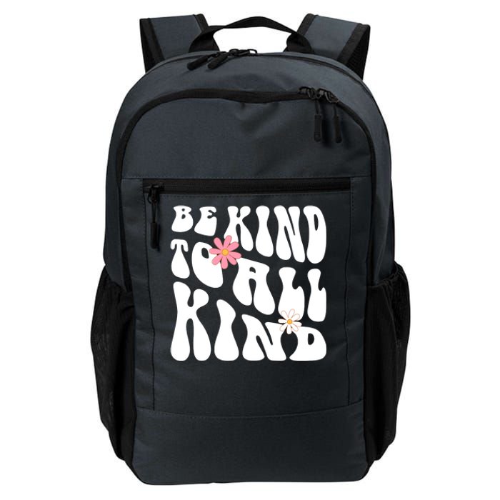 Be Kind To All Kind Retro Quote Daily Commute Backpack