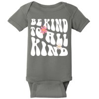 Be Kind To All Kind Retro Quote Baby Bodysuit