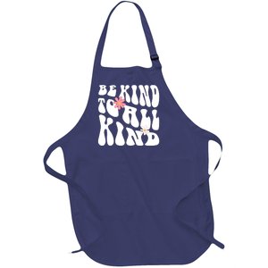 Be Kind To All Kind Retro Quote Full-Length Apron With Pockets